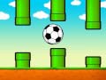 Joc Bola de futbol Flappy en línia