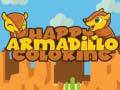 Joc Coloració d'armadillo feliç en línia