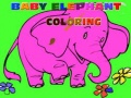 Joc Coloració de Bebè Elefant en línia