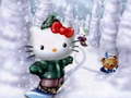 Joc Trencaclosques de Nadal Hello Kitty en línia