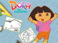 Joc Dora l'exploradora el llibre de pintar en línia