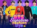 Joc Estil de Moda Firmat per BTS en línia