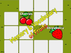 Joc Memòria i vocabulari de fruites en línia