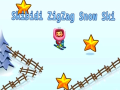 Joc Skibidi ZigZag Esquí a la Neu en línia