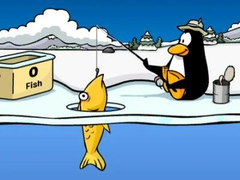 Joc Club Penguin: Pesca al Gel en línia