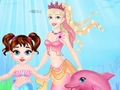 Игра Малышка Тейлор спасает королевство русалок онлайн