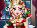 Игра Ледяная королева: Рождественские стрижки онлайн Игра Ледяная королева: Рождественские стрижки онлайн