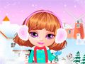 Игра Зимняя одевалка малышки Хален онлайн Игра Зимняя одевалка малышки Хален онлайн