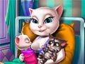 Игра Рождение близнецов Анжелы онлайн Игра Рождение близнецов Анжелы онлайн