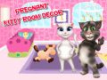 Игра Беременная Анжела: Декор детской комнаты онлайн Игра Беременная Анжела: Декор детской комнаты онлайн
