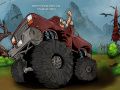 Игра Безумные прыжки на грузовике - монстре онлайн