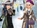 Игра Зима с принцессами: стиль бохо онлайн