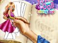 Игра Книжка-раскраска куклы онлайн Игра Книжка-раскраска куклы онлайн