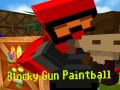 Игра Блочный пейнтбол онлайн