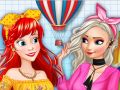 Игра Модные принцессы и фестиваль воздушных шаров онлайн