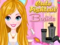 Игра Симпатичные причёски из косичек онлайн Игра Симпатичные причёски из косичек онлайн
