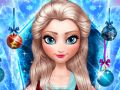 Игра Ледяная королева: Новогодняя макияж онлайн Игра Ледяная королева: Новогодняя макияж онлайн