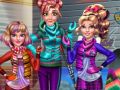 Игра Зимние каникулы принцесс онлайн
