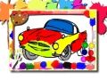 Игра Книжка-раскраска гоночных автомобилей онлайн