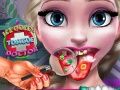 Игра Ледяная королева: Доктор лечит язык онлайн