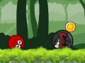 Игра Геройские приключение шара: красный отскок онлайн Игра Геройские приключение шара: красный отскок онлайн