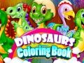 Игра Книжка-раскраска динозавров онлайн