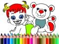 Игра Назад в школу: Окраска куколки онлайн