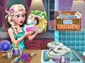 Игра Ледяная королева моет блюда онлайн Игра Ледяная королева моет блюда онлайн