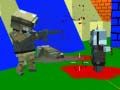 Игра Стрельба зомби в блоковом мире онлайн