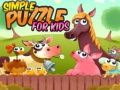 Игра Простая головоломка для детей онлайн Игра Простая головоломка для детей онлайн