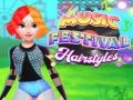 Игра Музыкальный фестиваль Стильные причёски онлайн Игра Музыкальный фестиваль Стильные причёски онлайн