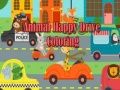 Игра Счастливый драйв животных Раскраска онлайн