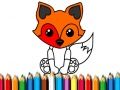 Игра Книжка раскраска лисы онлайн