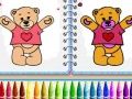 Игра Милые плюшевые медвежата: Раскраска онлайн