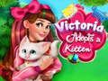 Игра Виктория усыновляет котенка онлайн Игра Виктория усыновляет котенка онлайн