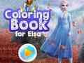 Игра Книга раскраска для Эльзы онлайн