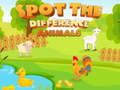 Игра Найди отличия - Животные онлайн
