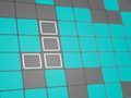 Игра Бирюзовые блоки онлайн Игра Бирюзовые блоки онлайн