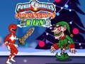 Игра Могучие рейнджеры: Рождественский забег онлайн Игра Могучие рейнджеры: Рождественский забег онлайн