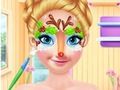 Игра Анна: Рождественская раскраска лица онлайн