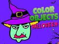 Игра Цветные объекты Хэллоуин онлайн