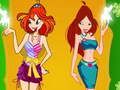 Игра Феи Винкс: Блум и Флора одеваются онлайн Игра Феи Винкс: Блум и Флора одеваются онлайн