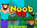 Игра Нуб против 1000 зомби онлайн Игра Нуб против 1000 зомби онлайн