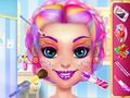 Игра Конфетный макияж модной девушки онлайн