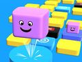 Игра Прыжки кубика по стекам онлайн