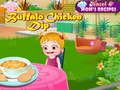 Игра Малышка Хэйзел и мамины рецепты куриный соус Баффало онлайн Игра Малышка Хэйзел и мамины рецепты куриный соус Баффало онлайн