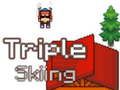 Игра Тройное катание на лыжах 2D онлайн Игра Тройное катание на лыжах 2D онлайн