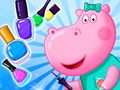 Игра Маникюрный салон Бегемота онлайн Игра Маникюрный салон Бегемота онлайн