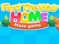 Игра Игра «Найди дорогу домой» онлайн