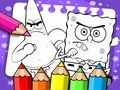 Игра Губка Боб Книжка раскраска онлайн Игра Губка Боб Книжка раскраска онлайн